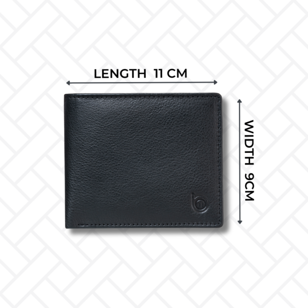 RFID-blocking leather wallet combo, secure and stylish for travelers.