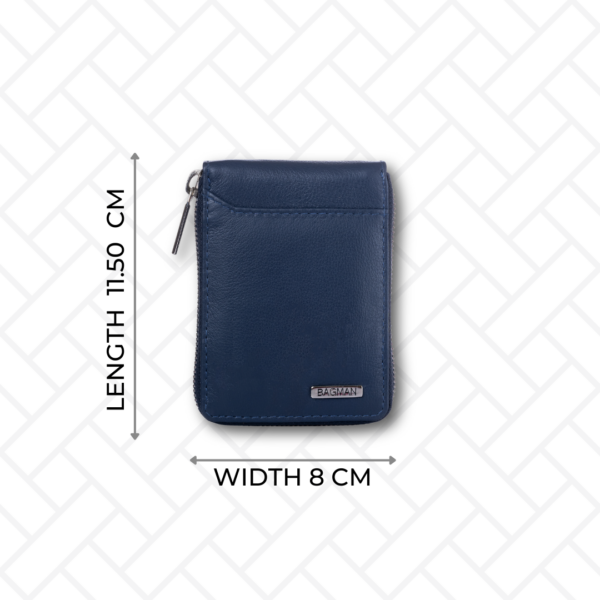 Durable Full-Grain Leather Wallet and Card Holder Set