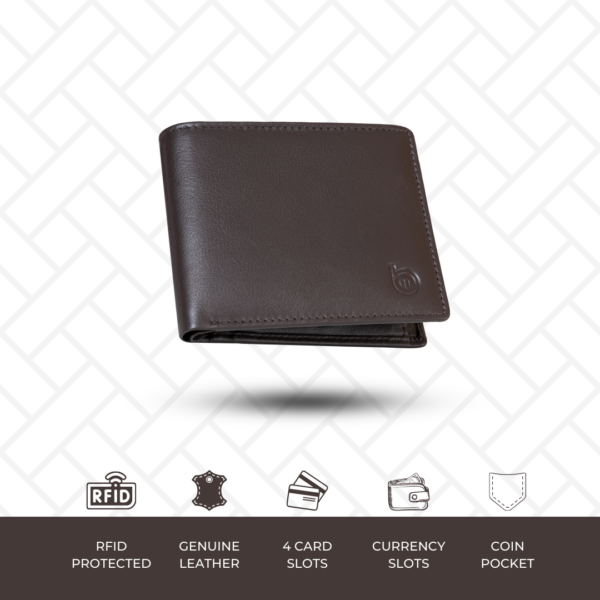 Stylish leather wallet and card holder combo, perfect for modern lifestyles.