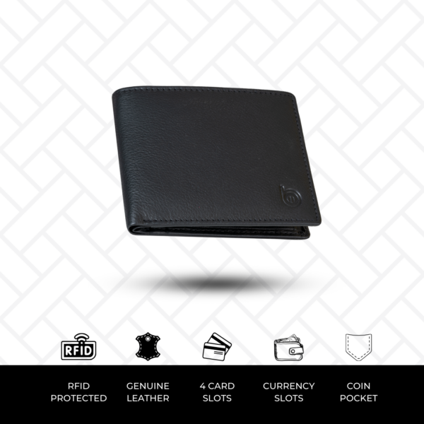 Stylish leather wallet and card holder, perfect for everyday use.