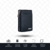 Compact leather wallet and card holder combo, ideal for minimalists.