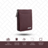 Women’s leather wallet combo, elegant and compact for everyday use.