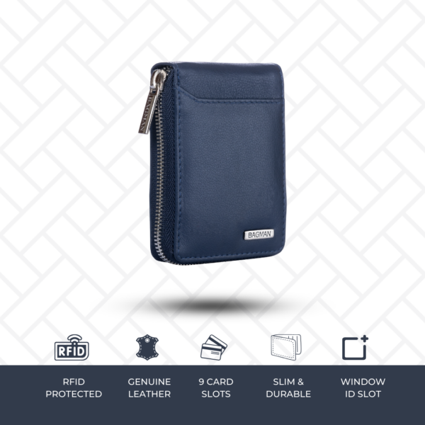 Stylish leather wallet and card holder, perfect for everyday use.